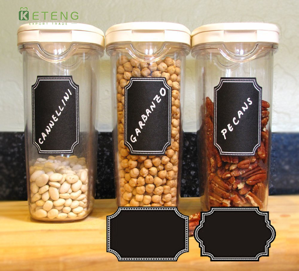  Jar Labels Blackboard Sticker